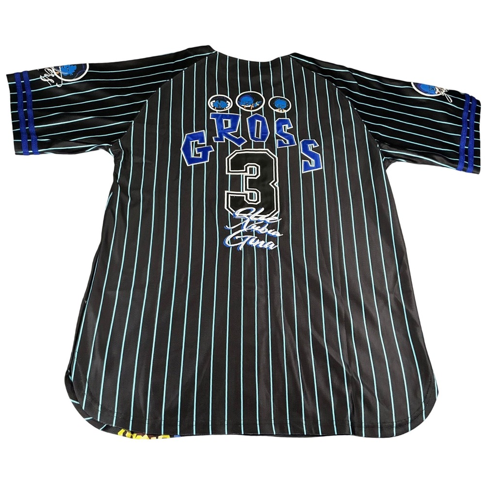 Headgear Classics Gross Sisters Baseball Jersey Black Blue Proud Family L NWT - Picture 2 of 13